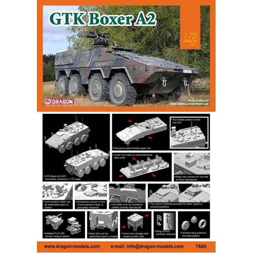 Dragon 1/72 GTK Boxer A2 Plastic Model Kit [7680]