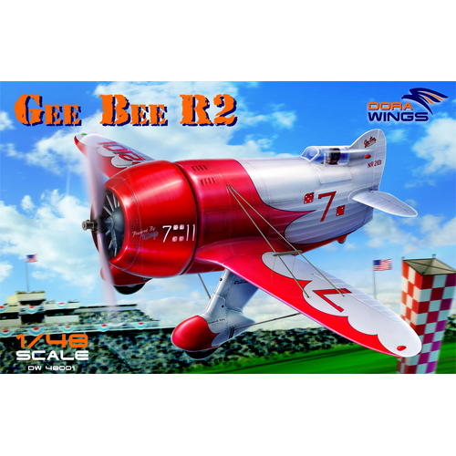 Dora Wings 1/48 Gee Bee Super Sportster R-2 Plastic Model Kit [48001]