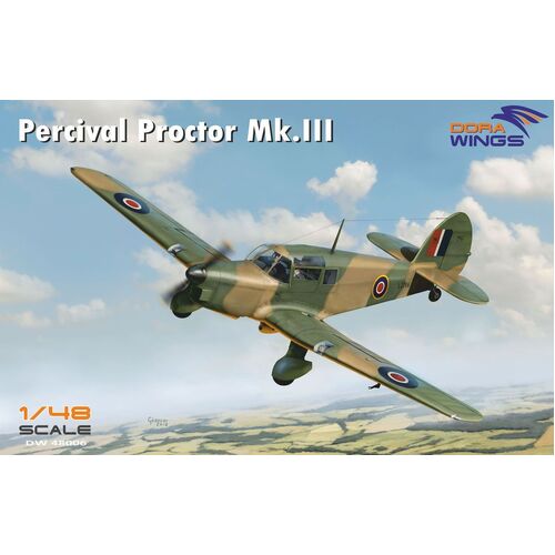 Dora Wings 1/48 Percival Proctor Mk.III Plastic Model Kit [48006]