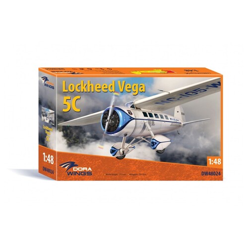 Dora Wings 1/48 Lockheed Vega 5C Plastic Model Kit [48024]