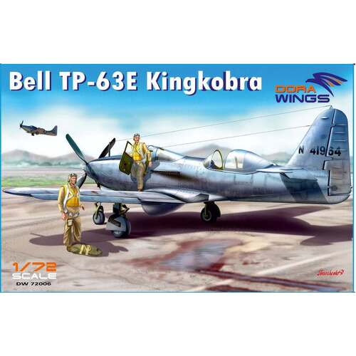 Dora Wings 1/72 Bell TP-63E Kingcobra (Two seat) Plastic Model Kit [72006]