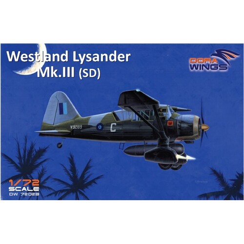 Dora Wings 1/72 Westland Lysander Mk.III (SD) Plastic Model Kit [72023]