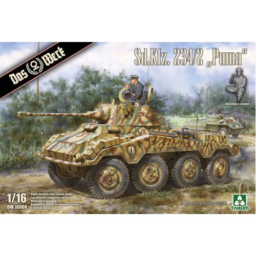 Das Werk 1/16 Sd.Kfz. 234/2 "Puma" Plastic Model Kit