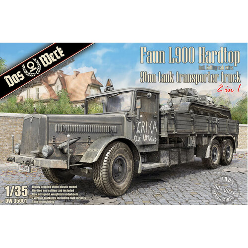 Das Werk 1/35 Faun L900 Hardtop Plastic Model Kit [DW35001]