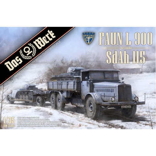 Das Werk 1/35 Faun L900 incl. Sd.Ah.115 Plastic Model Kit [DW35003]