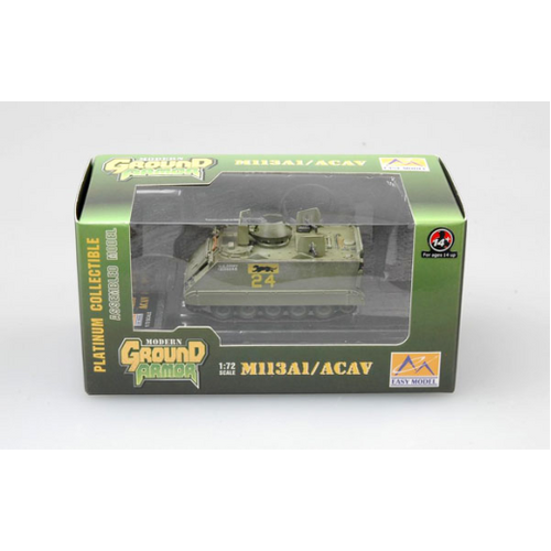 Easy Model 1/72 M113ACAV - 8th Infantry Mechanized Assembled Model [35003]