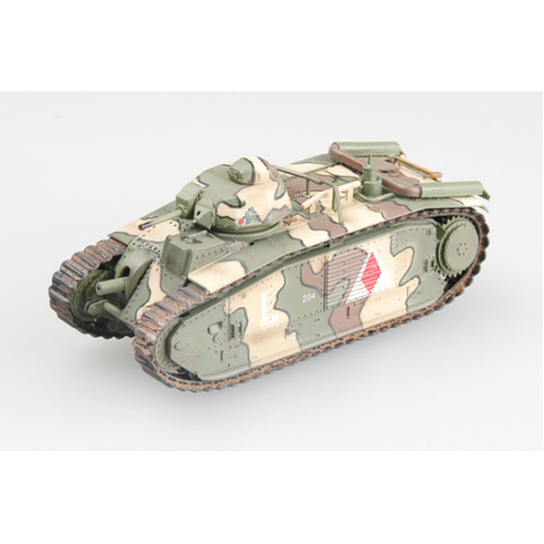 Easy Model 1/72 Char B1 May 1940,France 3Nd Company Assembled Model [36159]