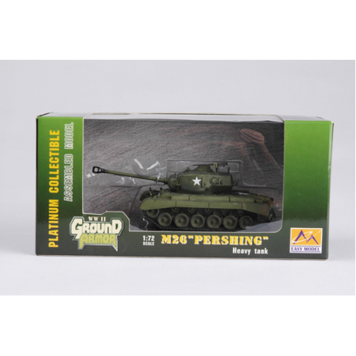 Easy Model 1/72 M26 “Pershing” Heavy Tank - No.10 2nd Armored Div. Assembled Model [36201]