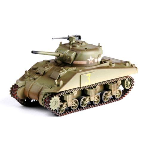 Easy Model 1/72 M4 Sherman Middle Tank (Mid.) - 1St Armored Div. Assembled Model [36252]