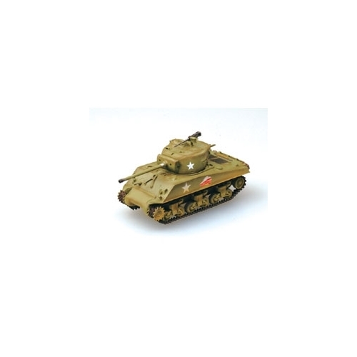 Easy Model 1/72 M4A3 Sherman Middle Tank - U.S. Army 1944 Normandy Assembled Model [36255]