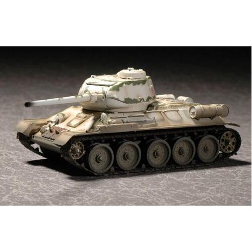 Easy Model 1/72 T-34/85 - Russian Army winter marking Assembled Model [36271]