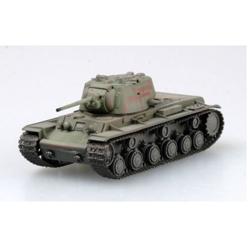 Easy Model 1/72 Russian KV-1 Model 1942 Heavy Tank (Oliver Green) Assembled Model [36289]