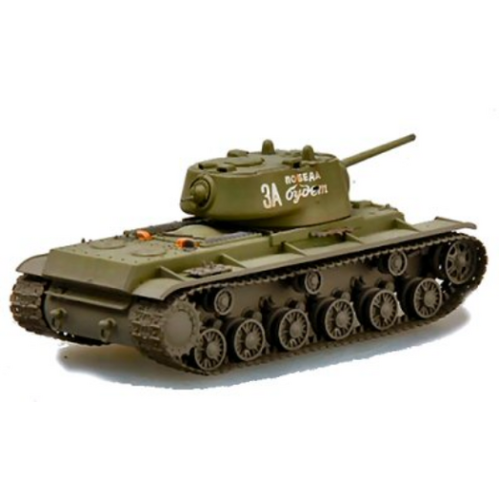 Easy Model 1/72 Russian KV-1 Model 1942 Heavy Tank (Oliver Green) Assembled Model [36290]