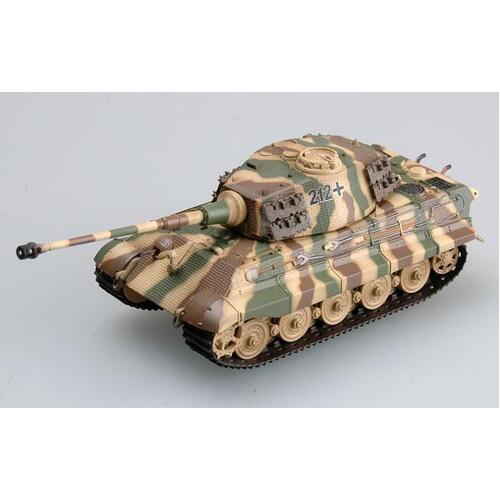 Easy Model 1/72 Tiger II (Henschel turret) Schwere Pz.Abt.505, tank #212 Assembled Model [36295]