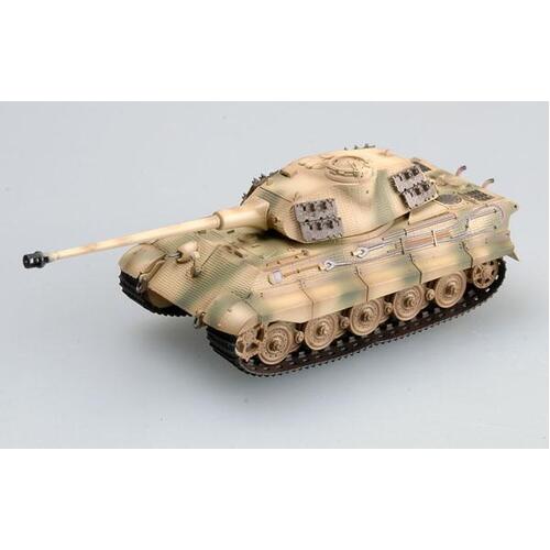 Easy Model 1/72 Tiger II (Porsche Turret) 1./Schwere Pz.Kp, Tank #12 Assembled Model [36297]