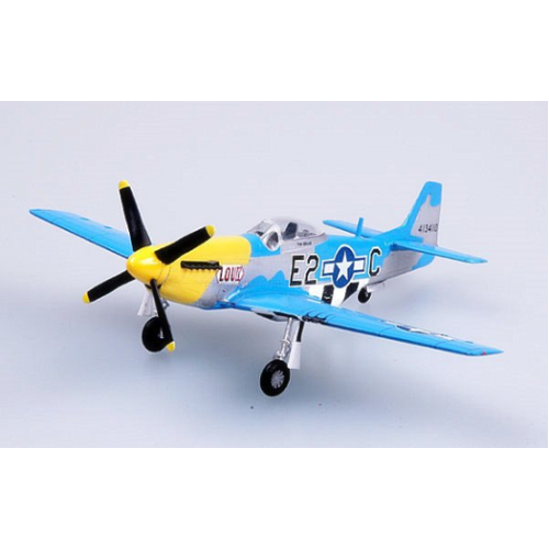 Easy Model 1/72 P-51D Mustang Louiv, E2*C 375th Fs, 361th Fg Assembled Model [36301]