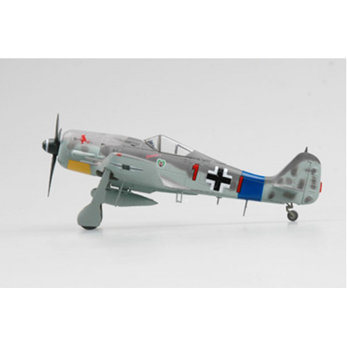 Easy Model 1/72 FW190 Focke Wulf A-8 “RED 1” 12./JG 54, France Summer 1944. Assembled Model [36360]