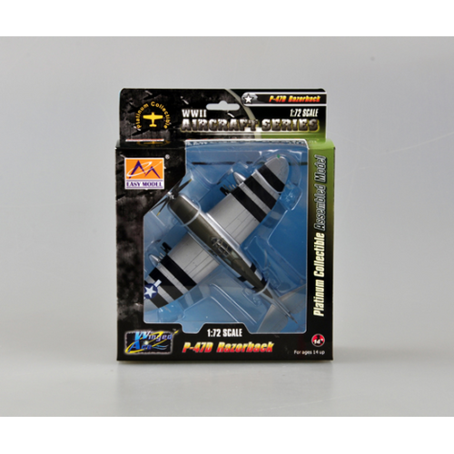 Easy Model 1/72 P-47 Thunderbolt RAF Thunderbolt MK.1, HD154/18, Egypt 1945. Assembled Model [36421]