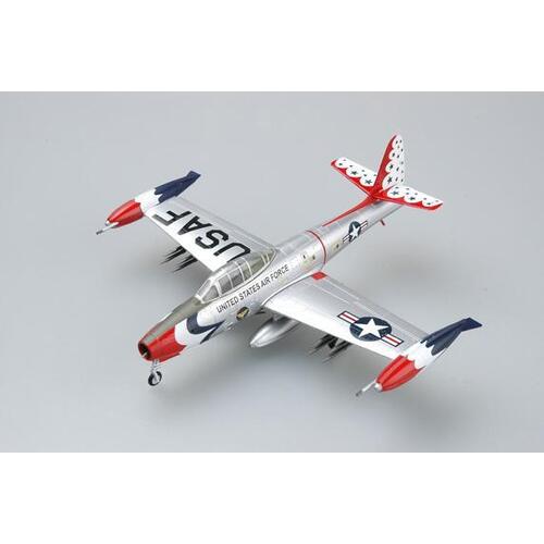 Easy Model 1/72 F-84G Thunderjet USAF "Thunderbirds" 1955 Assembled Model [36801]