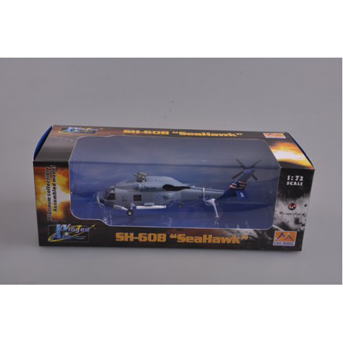 Easy Model 1/72 Helicopter - SH-60B Seahawk, HSL-47 Saberhawks Assembled Model [37089]