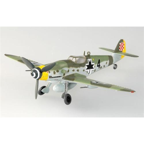 Easy Model 1/72 Bf109G-10 Messerschmitt 1945 Croatian Assembled Model [37202]