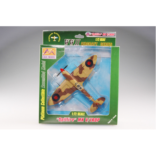 Easy Model 1/72 Spitfire Mk VC/Trop RAF 417 Squadron 1942 Assembled Model [37216]