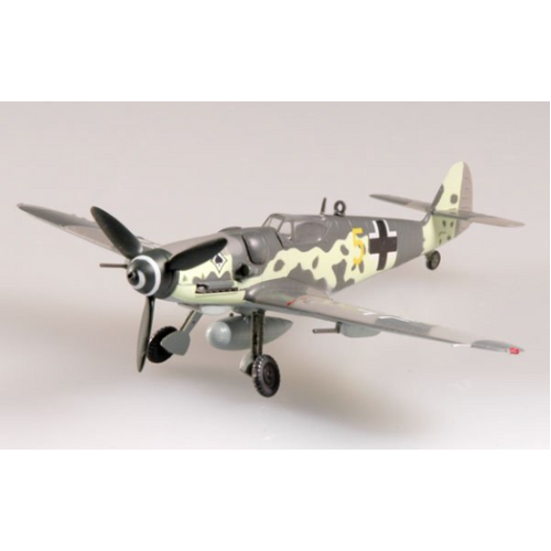 Easy Model 1/72 Bf109G-6 Messerschmitt JG53 1945 Germany Assembled Model [37258]