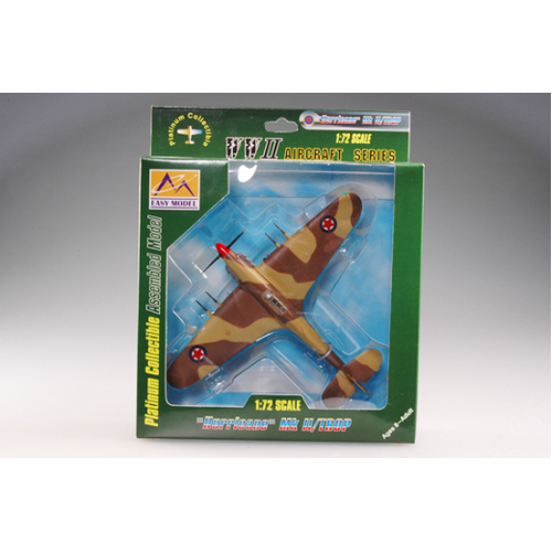 Easy Model 1/72 Hurricane Mk II Trop 1944 Yugoslavia Assembled Model [37268]