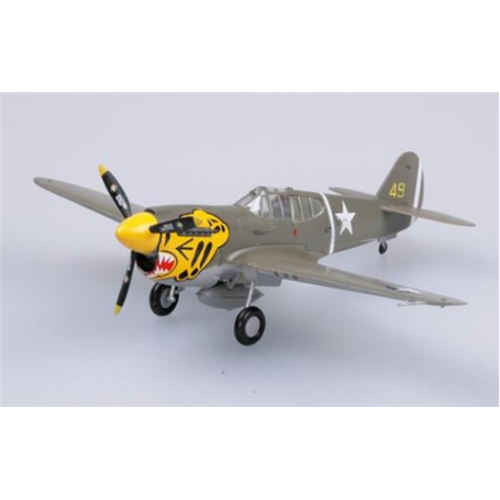 Easy Model 1/72 P-40E Kittyhawk 11FS 343FG 1942 Assembled Model [37272]