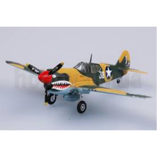 Easy Model 1/72 P-40E Kittyhawk 16FS 23FG 1942 Assembled Model [37274]