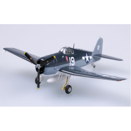 Easy Model 1/72 F6F-3 Hellcat VF-6 USS INTREPID 1944   Assembled Model [37298]