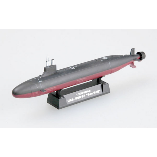 Easy Model 1/700 Submarine - USS. SSN-21 Seawolf Assembled Model [37302]