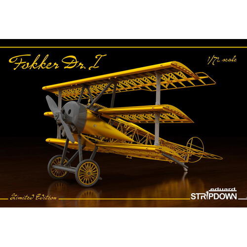 Eduard 1/72 Fokker Dr.I STRIPDOWN Plastic Model Kit