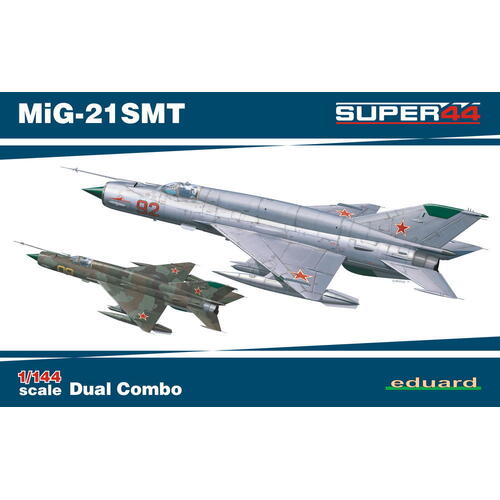 Eduard 1/144 MiG-21SMT DUAL COMBO Plastic Model Kit