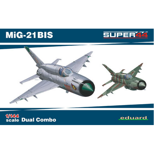 Eduard 1/144 MiG-21BIS DUAL COMBO Plastic Model Kit