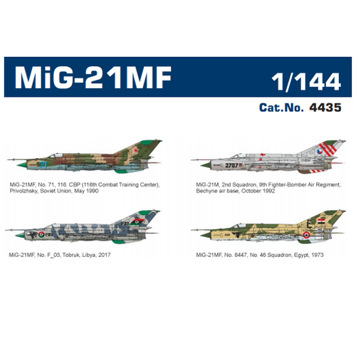 Eduard 1/144 MiG-21MF Super44 Plastic Model Kit