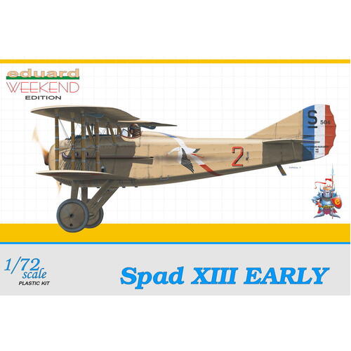 Eduard 1/72 Spad XIII Early Plastic Model Kit