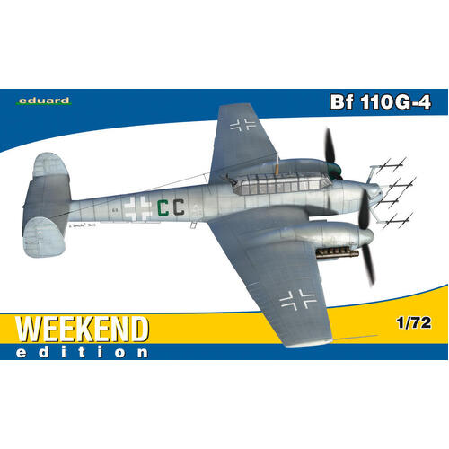 Eduard 1/72 Bf 110G-4 Plastic Model Kit