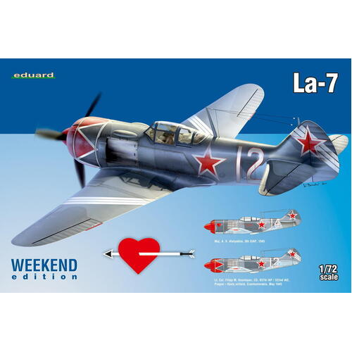 Eduard 1/72 La-7 Plastic Model Kit