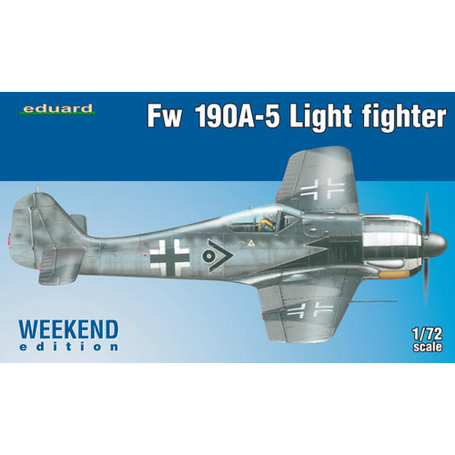 Eduard 1/72 Fw 190A-5 Light Fighter (2 cannons) Plastic Model Kit