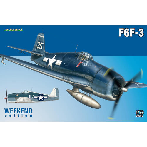 Eduard 1/72 F6F-3 Plastic Model Kit