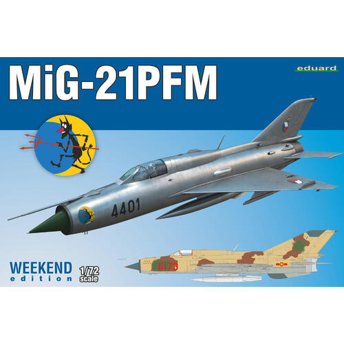 Eduard 1/72 MiG-21PFM Weekend edition Plastic Model Kit