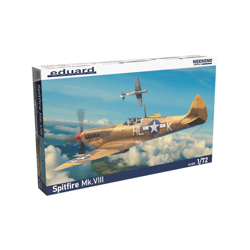 Eduard 1/72 Spitfire Mk.VIII Plastic Model Kit*Aust Decals* [7462]