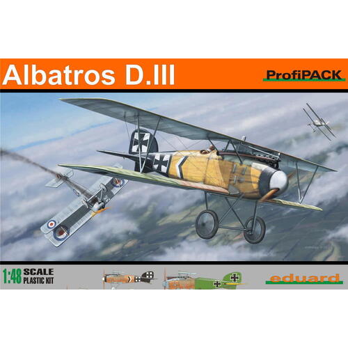 Eduard 1/48 Albatros D.III PROFIPACK Plastic Model Kit