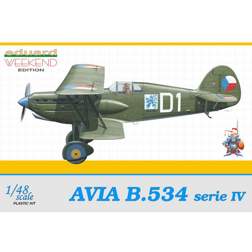 Eduard 1/48 Avia B-534 IV serie Plastic Model Kit