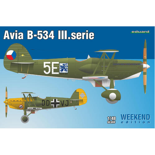 Eduard 1/48 Avia B-534 III.serie Plastic Model Kit