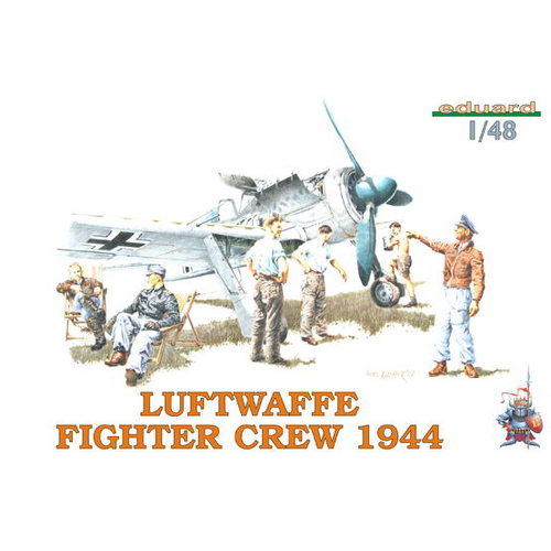 Eduard 1/48 LUFTWAFFE FIGHTER CREW 1944 Plastic Model Kit