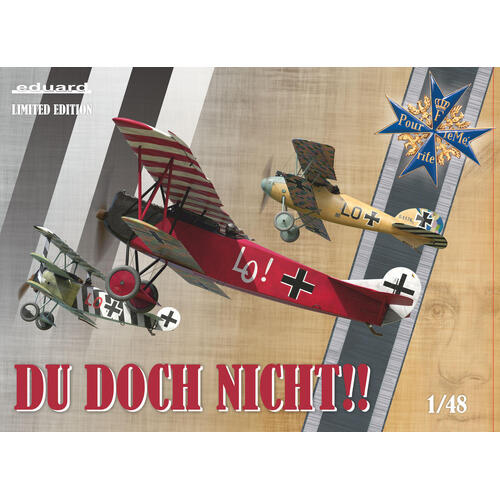 Eduard 1/48 Du doch nicht! Albatros D.V, Fokker Dr.I, Fokker D.VII Plastic model kit