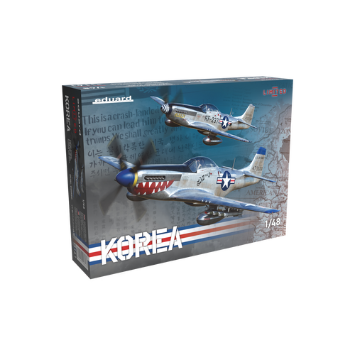 Eduard 1/48 P-51 Korea Dual Combo Limited Edition Plastic Model Kit [11161]