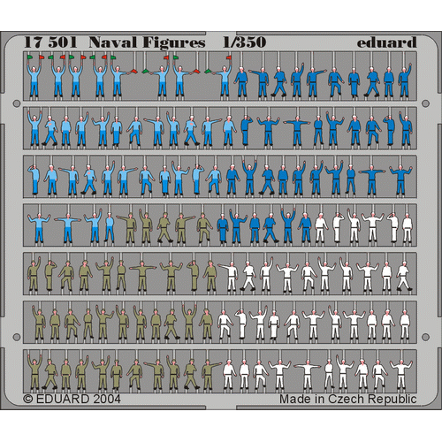 Eduard 1/350 Naval Figures Photo Etched Set [17501]